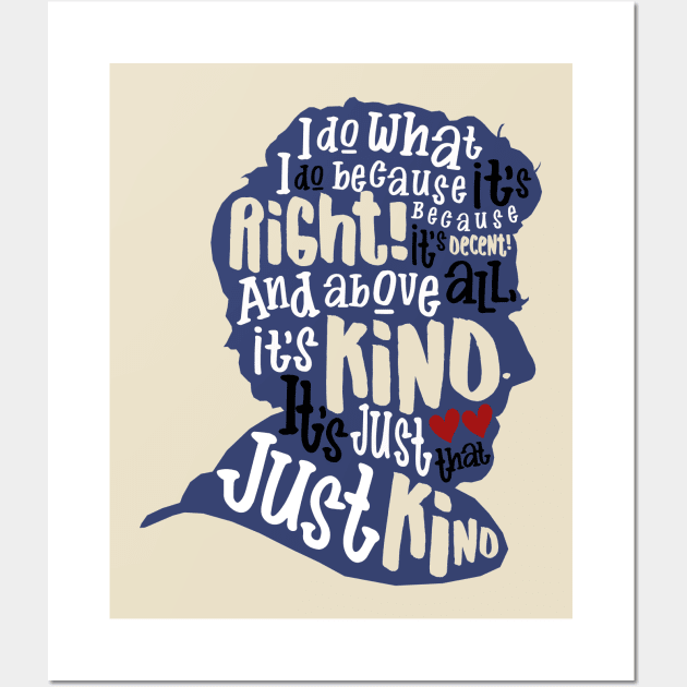 Twelfth Doctor- Kindness Wall Art by galetea